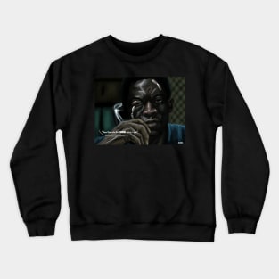 Snowfall "Pep Talk" Franklin Saint portrait (digital) Crewneck Sweatshirt